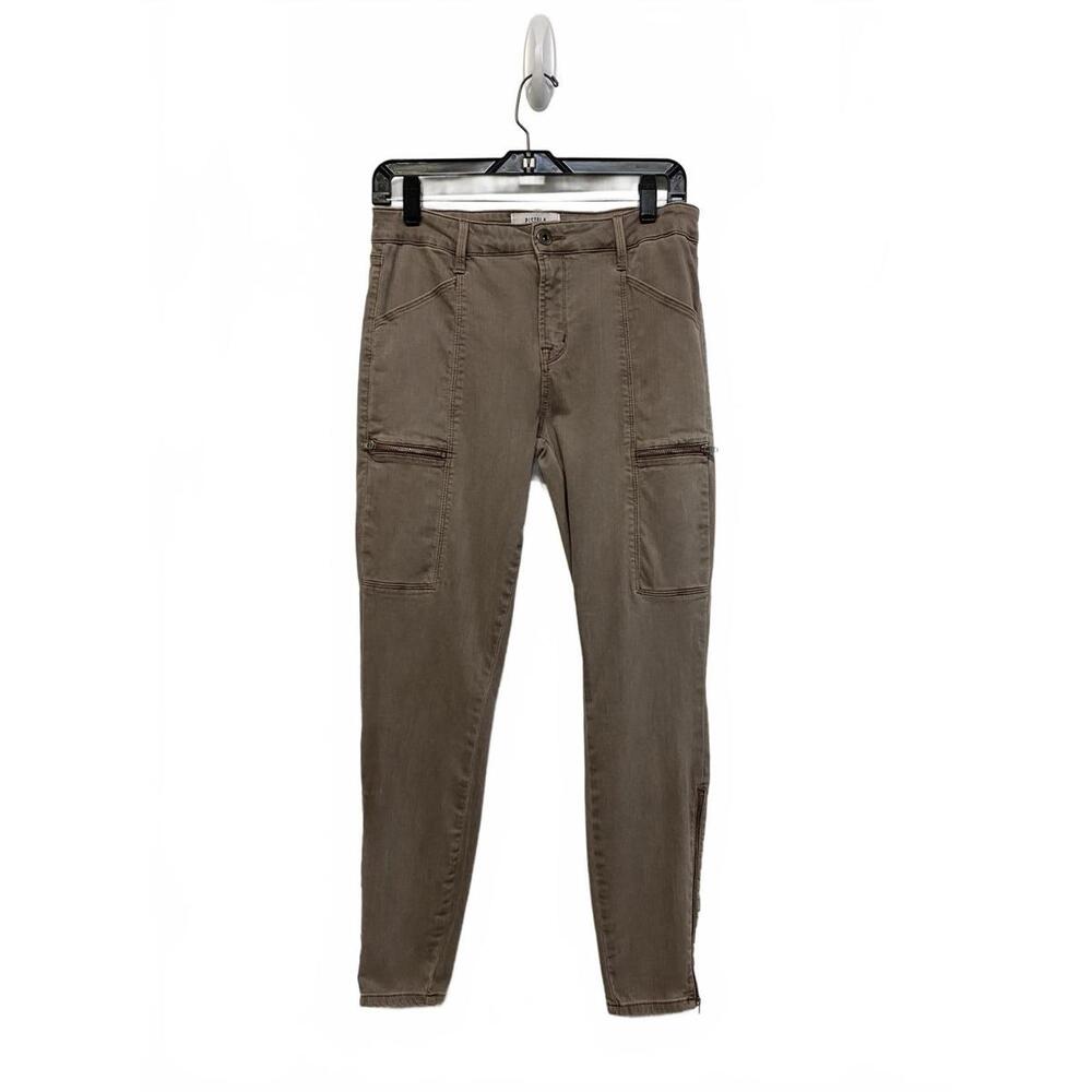 Pistola Women's Mauve Gray Cargo Skinny Pants Style #P6952WO Size 30